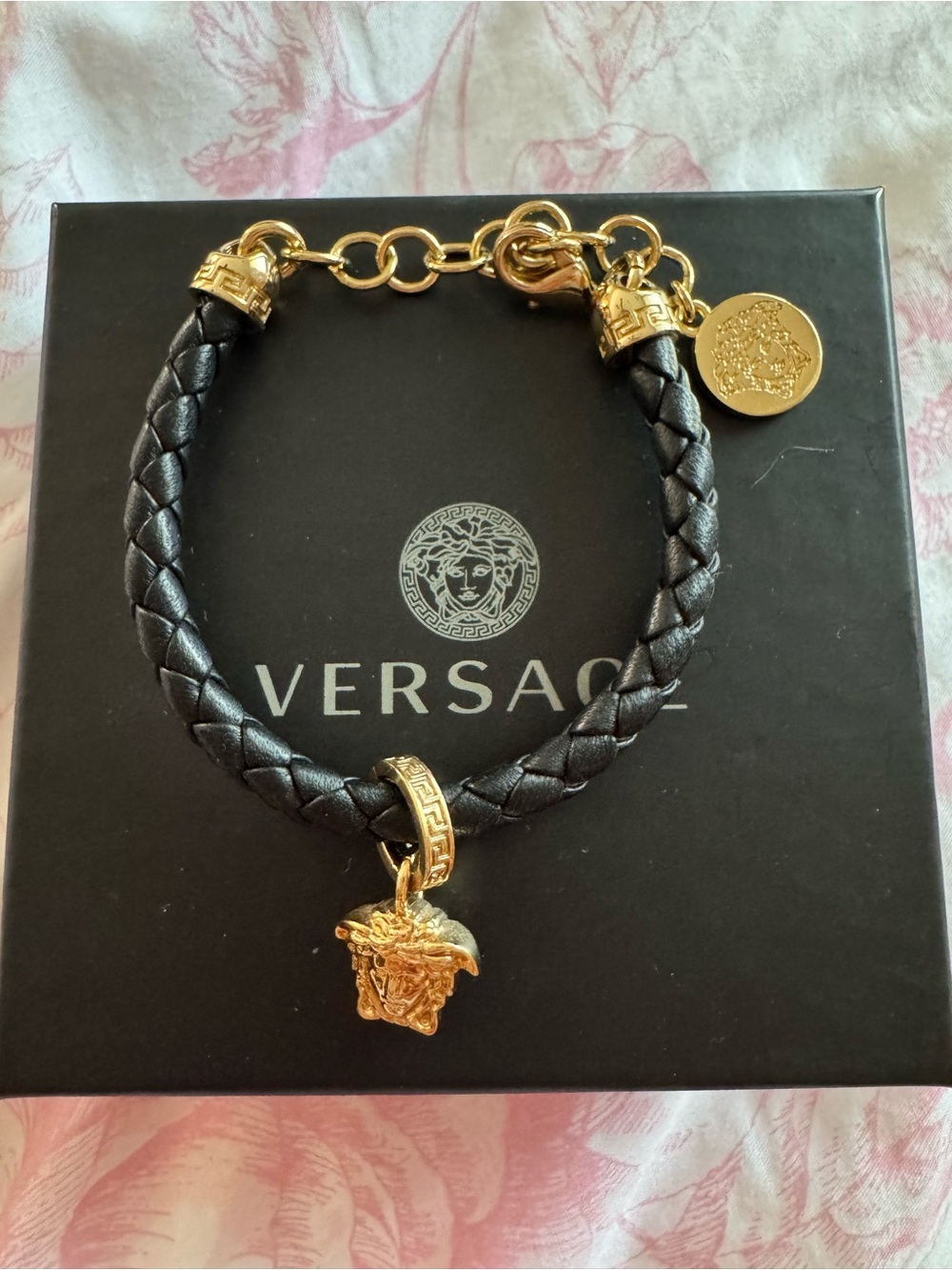 Versace braided rope bracelet